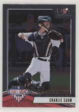 2019 Panini USA Baseball Stars & Stripes Longevity Charlie Saum #63 ut4