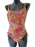 Neu ° Watercult Chicer Badeanzug Gr. 38 E-Cup Gemustert Damen Bademode Einteiler