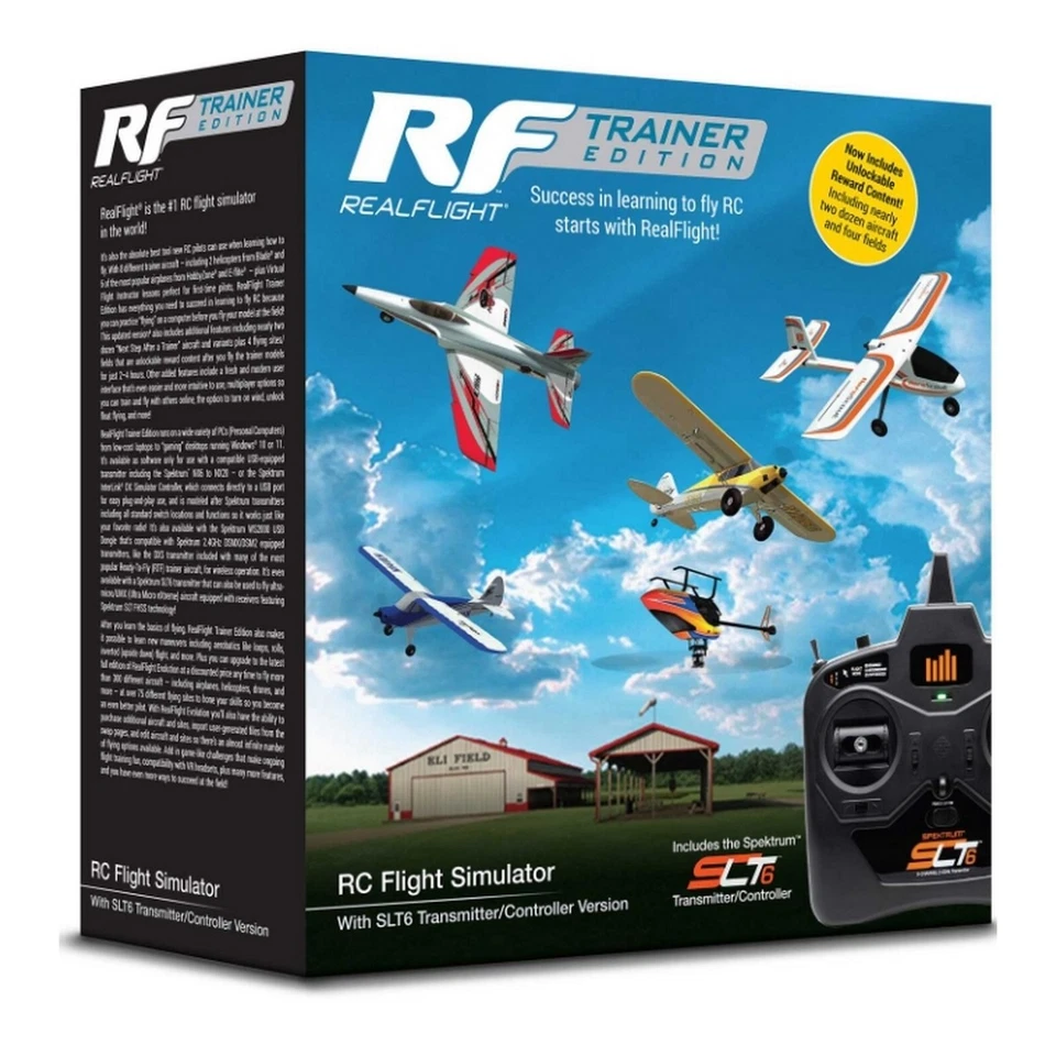 RealFlight RFL-1211 Trainer Edition RC Flight Simulator con controller SLT6 - Immagine 2 di 2