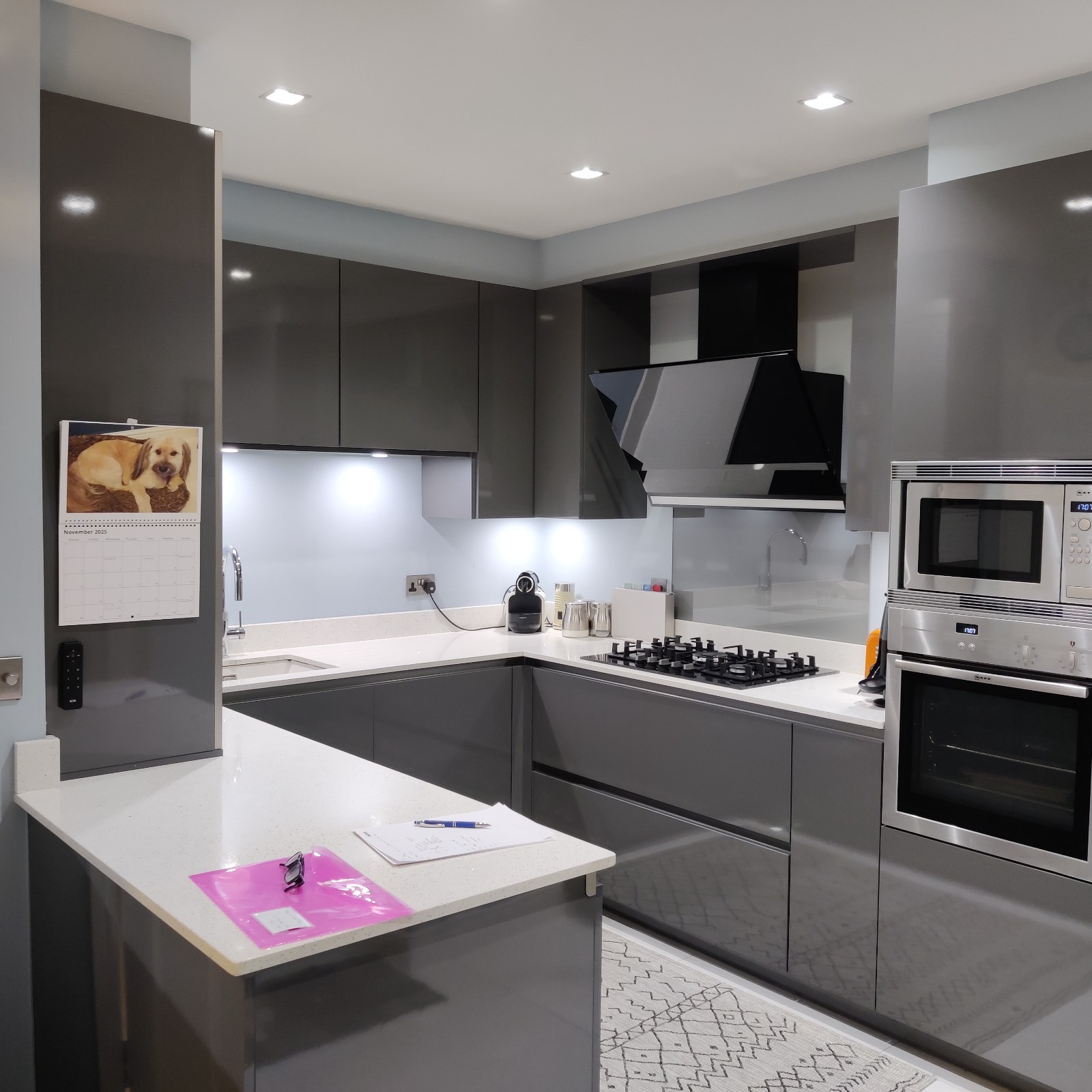 Fitted kitchen with appliances and worktops are free