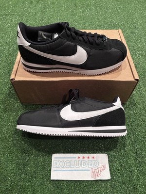 Size 9 - Nike Cortez TXT Black White Men s Athletic Shoes Nylon (HF0263-001) NEW