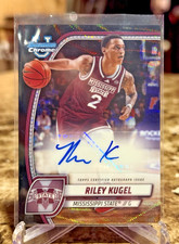 2024-25 Bowman University Chrome Riley Kugel Black Wave Prospect Auto #BCPA-70