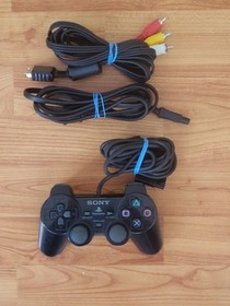 Sony PlayStation 2 Gran Turismo A-spec Race Pack Console Controller Cords & Game