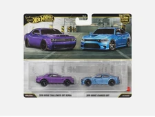 Hot Wheels 18 Dodge Challenger SRT Demon / 15 Dodge Charger SRT 2 Pack 2026-U