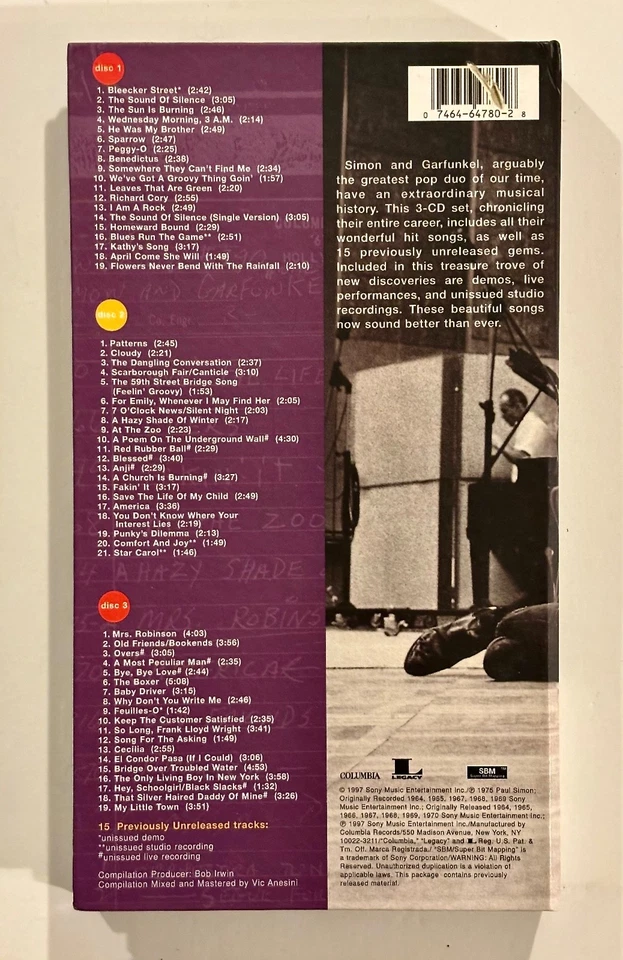 Simon and Garfunkel  - Old Friends 3 CD Box Set with Booklet Limited Edition - Image 2 of 4