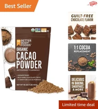 16 oz Organic Cacao Powder - Pure Chocolate Indulgence, Non-GMO & Gluten-Free