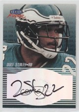 1999 Fleer Focus Fresh Ink Duce Staley Auto 0rd2