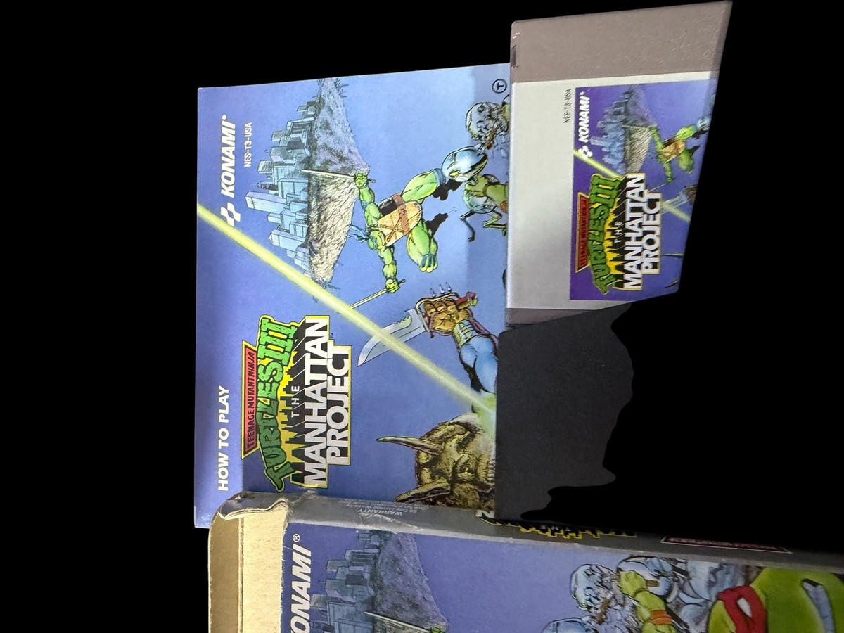 TMNT III Teenage Mutant Ninja Turtles The Manhattan Project NES