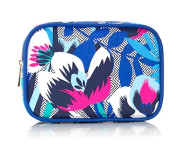 Estée Lauder Blue Santorini MakeUp Bag 20x14x5 Cm Designed Kitty Mccall