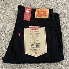 NEW Levi's 565 Workwear Loose Straight Utility Pants Black Mens Sz 32x34