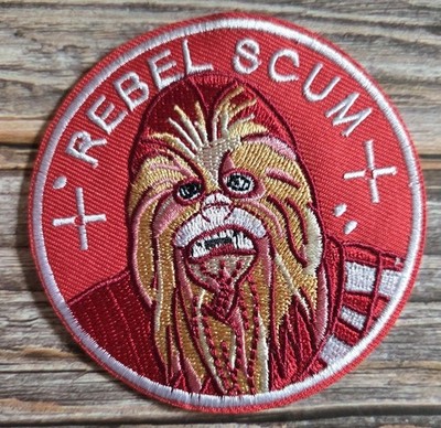 Star Wars Rebel Scum Chewbacca Wookie Embroidered Iron on Patch
