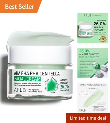 Deep Hydration AHA BHA PHA Facial Cream with Centella - All Skin Types
