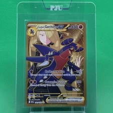 Pokemon Destined Rivals Cynthia's Garchomp EX Gold Hyper Rare Card 241/182