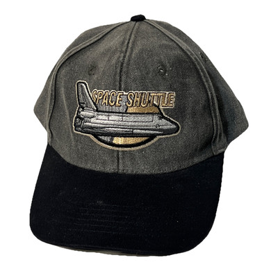 Vintage 80s 90s Space Shuttle Hat Boeing Adjsutable SnapBack Cap Cotton NASA