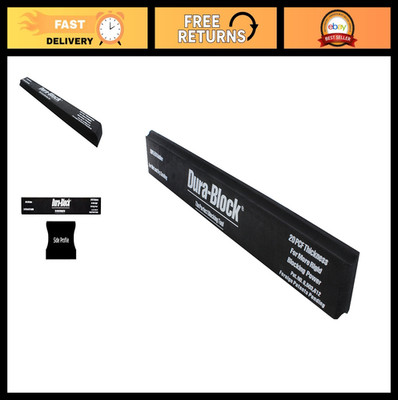 Black Long Sanding Block - Durable Foam for Auto Body & Wood Finishing