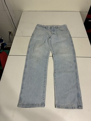 Wrangler Jeans 32x30 Light Wash Straight Cowboy Cut Y2K Western Denim 1013MWZ