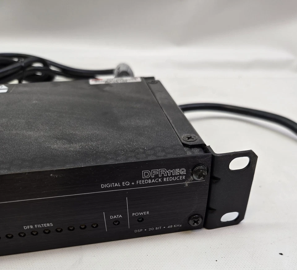 Shure DFR11EQ Digital Feedback Reducer EQ Processor Rackmount DSP XLR Made In US - Image 2 of 4