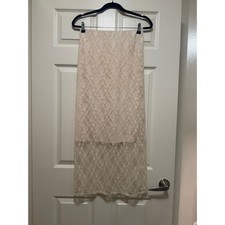 Sincerely Jules Cream Lace Midi Skirt