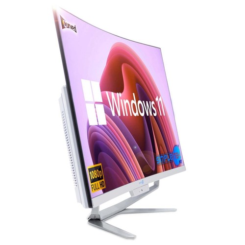 Aio All In One I3 2.9GHz 27" Gebogen 4GB 120GB Win11 Pc Computer Feststationär - Bild 3 von 7