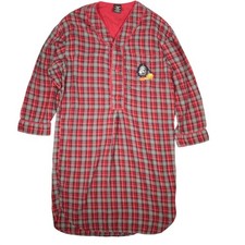 Vintage Warner Bros. Studio Store Nightshirt Plaid Tweety Bird Cotton Men XS/S