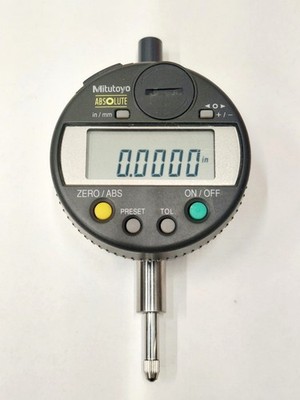 Mitutoyo 543-272B Electronic Dial Indicator Flat Back Inch-Metric .0005''/.01mm