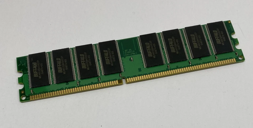1GB Buffalo Select DD4003-1G/BJ PC3200U 400MHz DDR1 Non-ECC Computer Memory RAM - Image 3 of 4