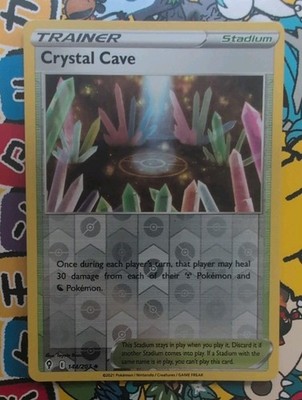 Kristallhöhle 144/203 Evolving Skies Reverse Holo Pokemon Karte