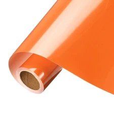 Orange Permanent Vinyl, 10 Inch x 8ft Vinyl Roll