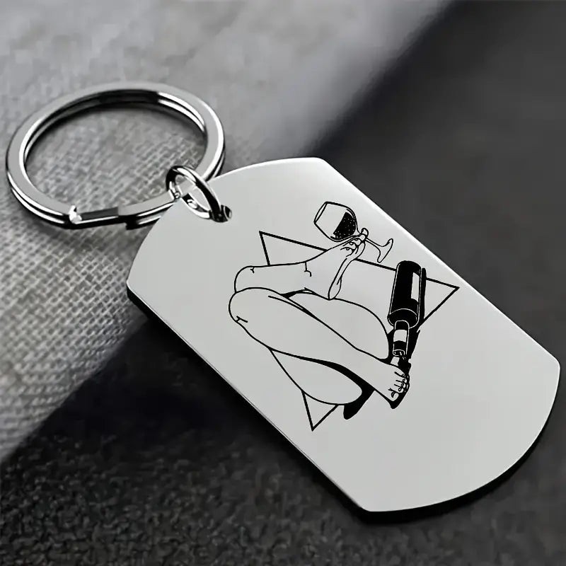 Porte clés 'Fille séduisante modèle 4'