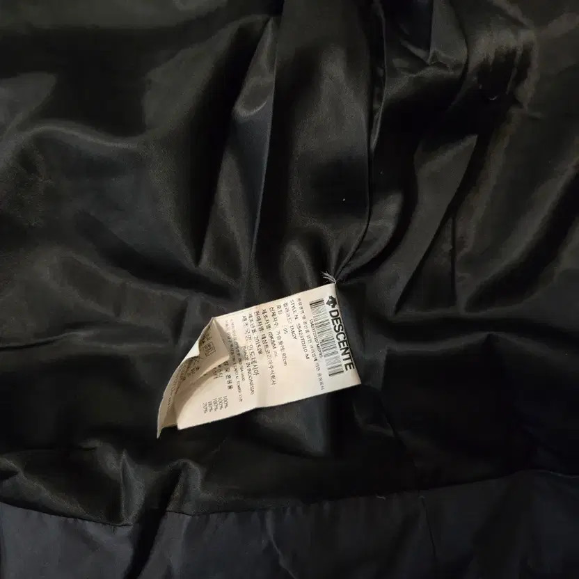 Descente Navy Hooded Down Padding Jacket - Size 95 - image 3