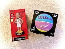 ~ Caitlin Clark 8” WNBA Licensed Player Bobble FOCO & LE Wilson Mini Basketball