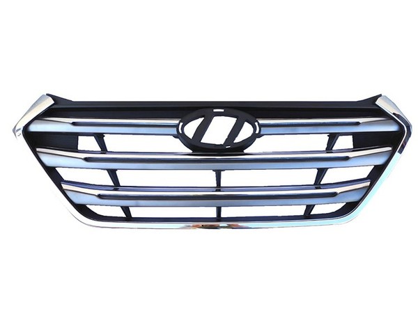 Gitter Grill Vorne FÜR Hyundai Tucson 2015-2018 Grau/Verchromt-image