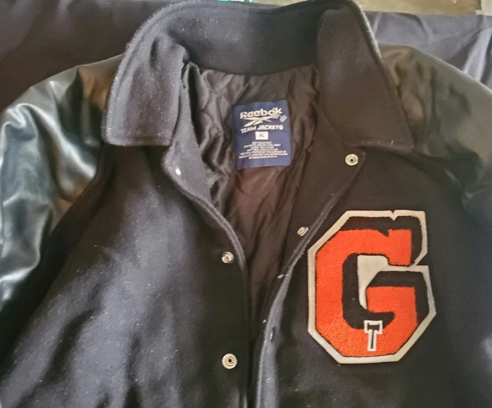 Reebok Pump Team Jacket Letterman Jacket Made in USA Mens - Size XL - Image 2 of 4