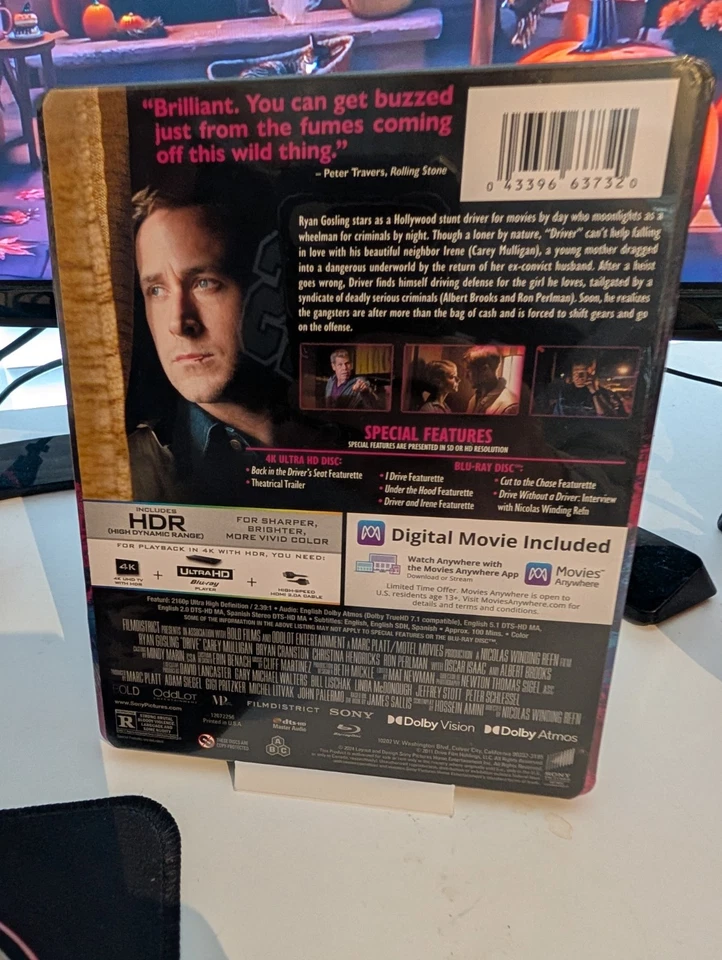 Drive (2011) 4K UHD + Blu-ray Steelbook Ryan Gosling Rare OOP Exclusive - Image 2 of 3