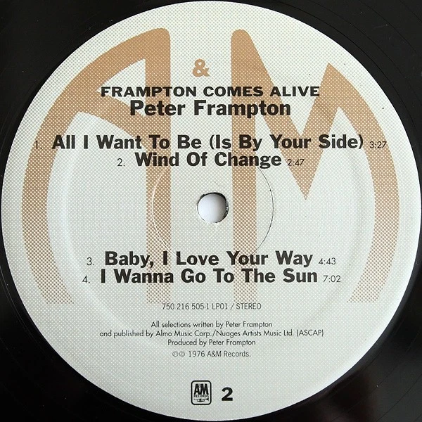 Peter Frampton - Frampton Comes Alive! (2xLP, Album, RE, RM, Gat) (Mint (M)) - 3 - Image 4 of 4