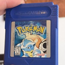 Pokemon Blue Version Complete Box Nintendo GameBoy Authentic New Battery