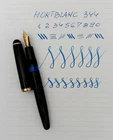 Montblanc 344 Piston Fountain Pen 14k F Flex Nib Vintage 50s EXCELLENT RARE