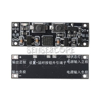 3-20V Wide Voltage 3A Universal Delay Switch Module time/working Mode Switchable