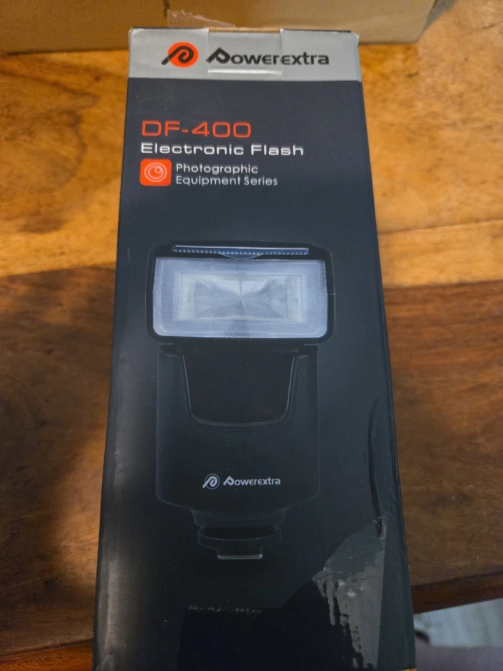 Powerextra DF-400 Electronic Flash Fits Canon Nikon Pentax Digital Series New - Image 2 of 2