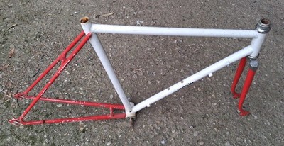 Rennrad Rahmen Vintage Bianchi 48x48 Stahl + Gabel 70er 80er Rennrad
