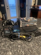 WORKING PlayStation 2 Slim w/ Controller Memory Card AV Adapter COMES WITH GAMES