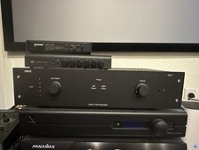 LAB 12 pre1 Class A Tube Preamplifier Analog Black 5 Inputs Stereo L/R RCA