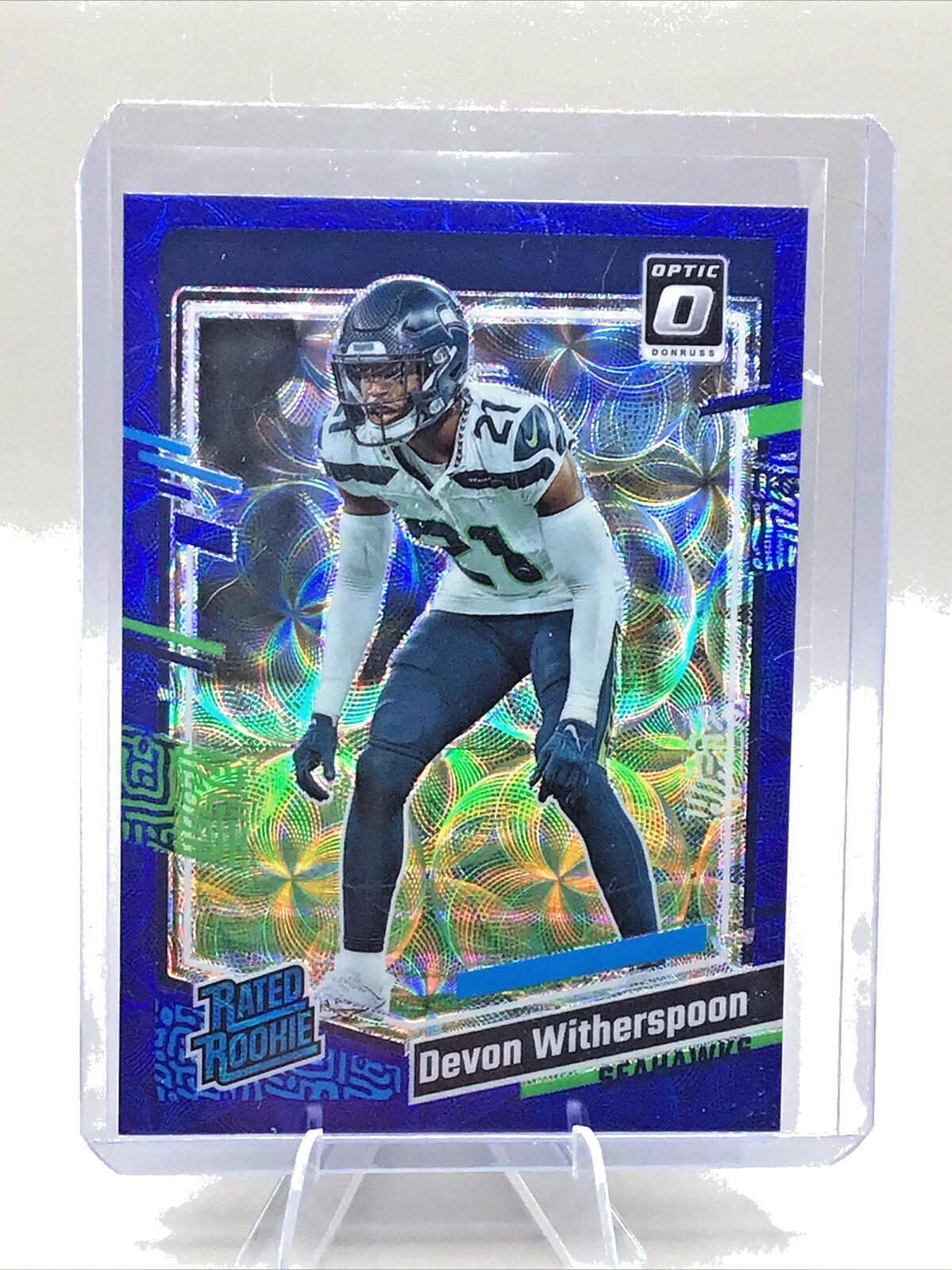 2023 Donruss Optic Devon Witherspoon Blue Scope Prizm Rated Rookie RC #292