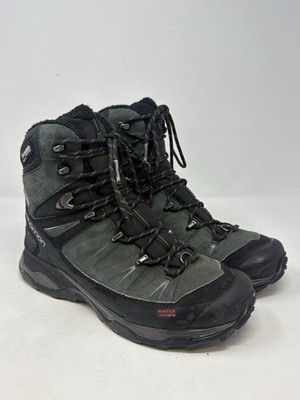 Salomon X Ultra Mens Hiking Contagrip  Boots Black/Gray Size 8.5
