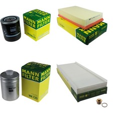 MANN-FILTER Inspektionspaket Filterset passend für Audi 80 Avant 2.6 8C B4