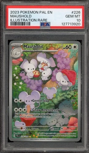 Pokemon Maushold Paldea Evolved Illustration Rare #226 PSA 10 Gem Mint