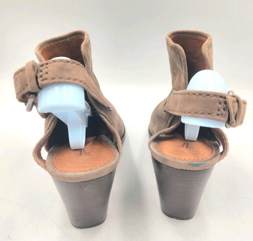 Frye Dani Shield Damen-Slingbackschuhe taupe Stapelabsatz 7,5 Boho Western 3471228 - Bild 4 von 12