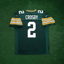 Mason Crosby Reebok Green Bay Packers NFL Authentic On-Field EQT Home Jersey