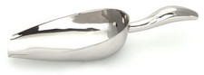 24 Oz Stainless Steel Food Ice Scoop 11.5x4 Inch Dry Goods Popcorn Flour