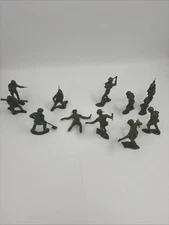 Vintage Tim-Mee Toys Soldiers (Lot of 11 Army Men)